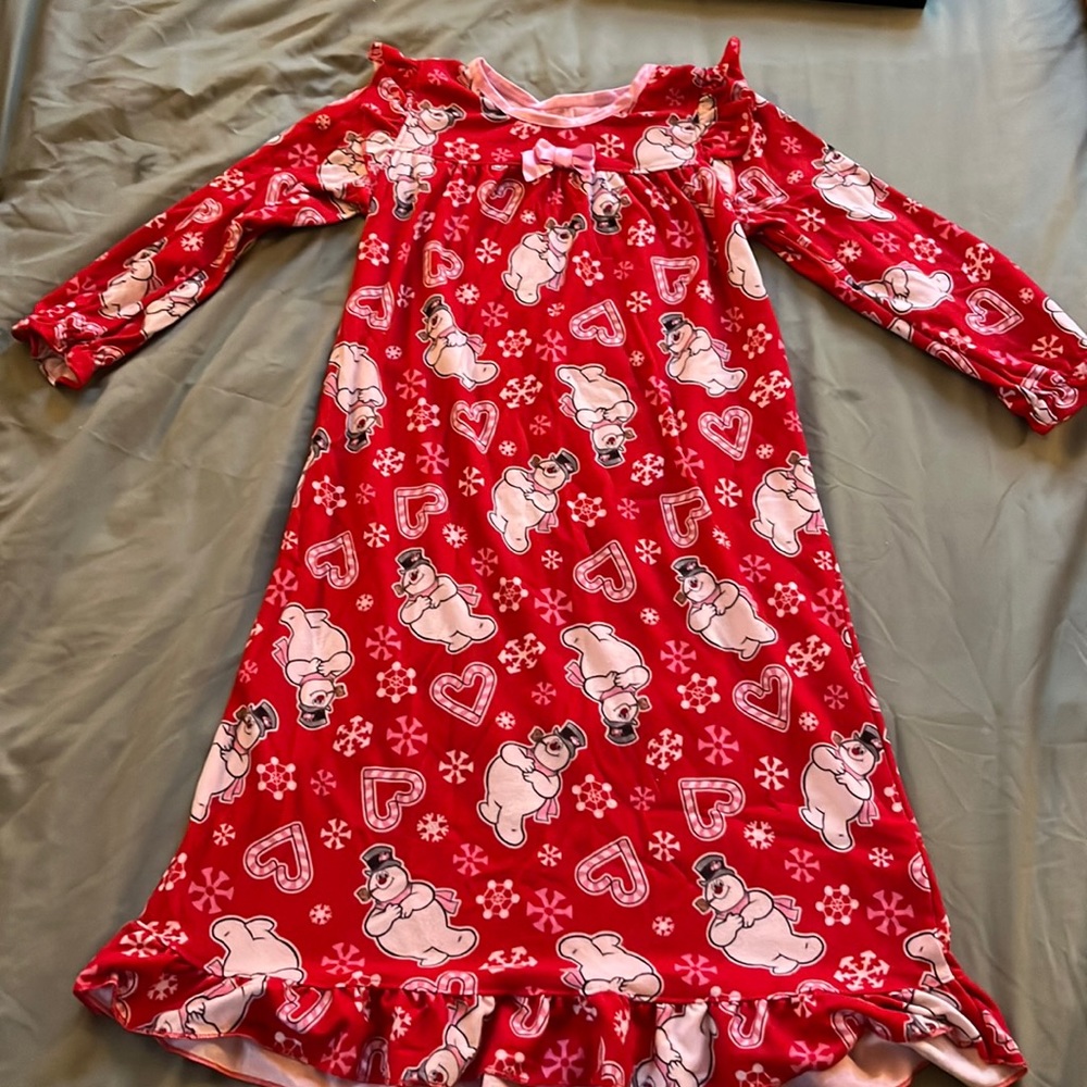 Frosty the snowman Christmas night gown